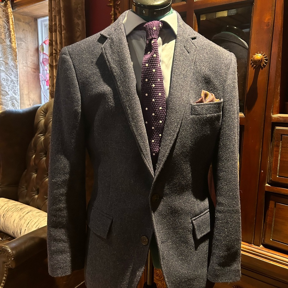 J. Crew Navy Tweed Blazer (blazer only)